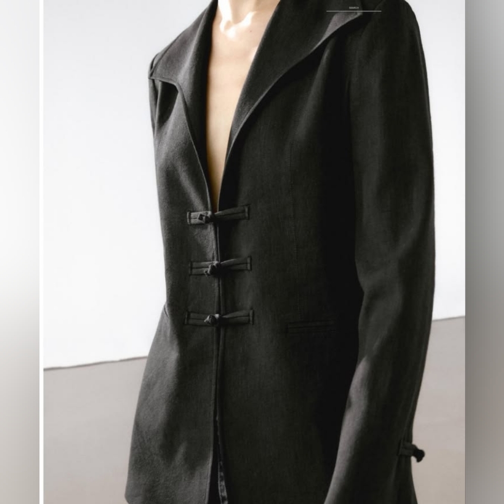 Massimo Dutti Linen Blend Blazer - Picture 2 of 4